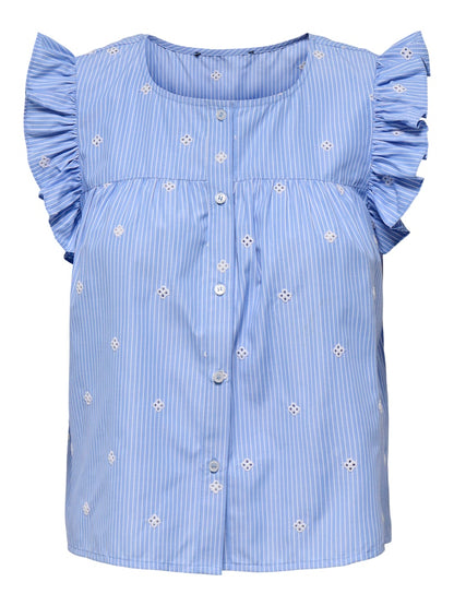 Camicia rigata alette