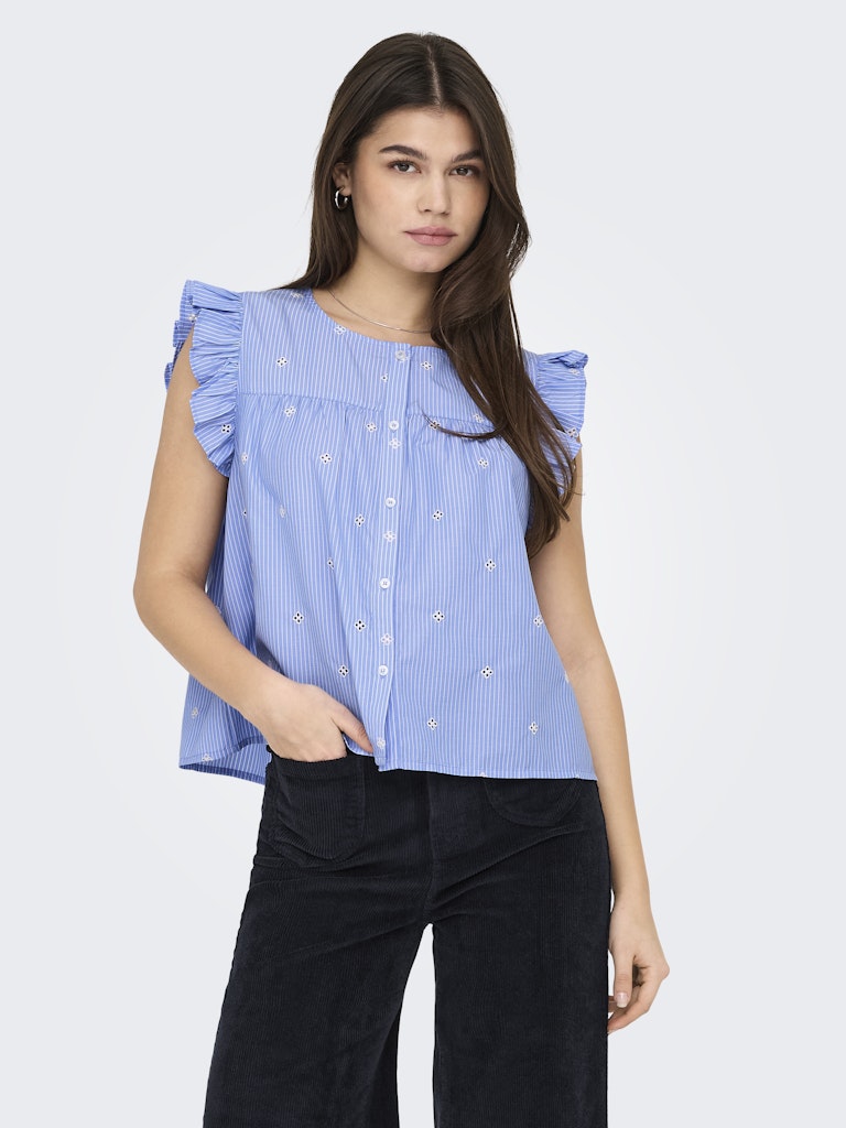 Camicia rigata alette
