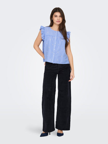 Camicia rigata alette