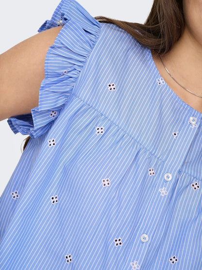 Camicia rigata alette