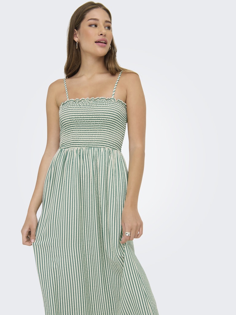 Abito spallini busto punto smock