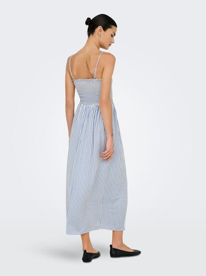 Abito spallini busto punto smock
