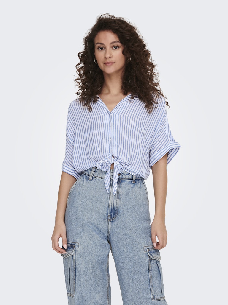 Camicia rigata nodo