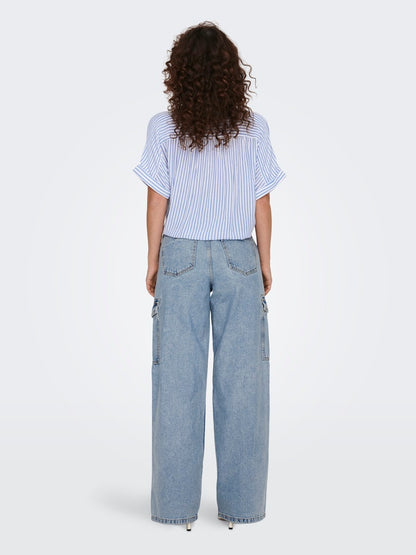 Camicia rigata nodo