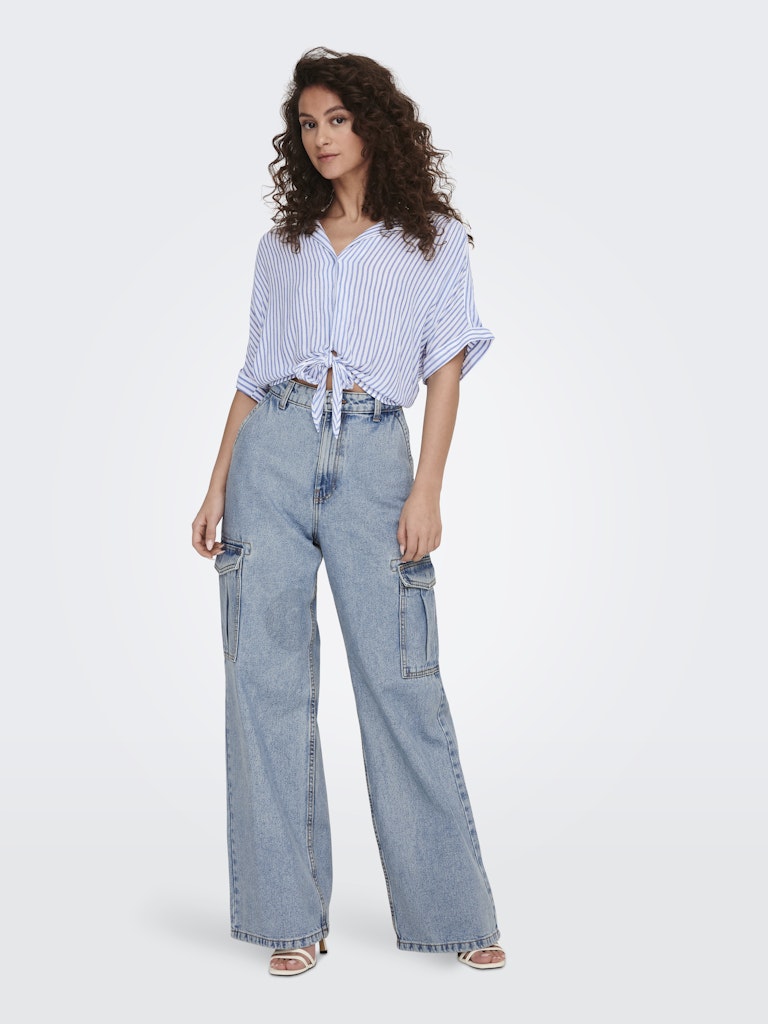 Camicia rigata nodo