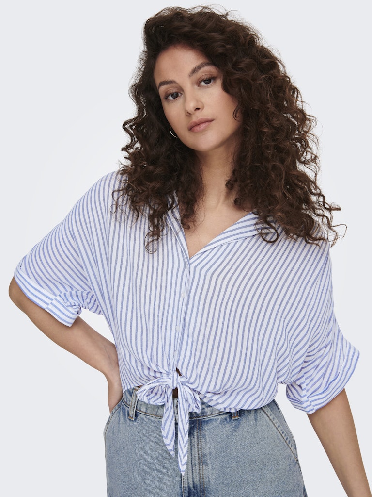 Camicia rigata nodo