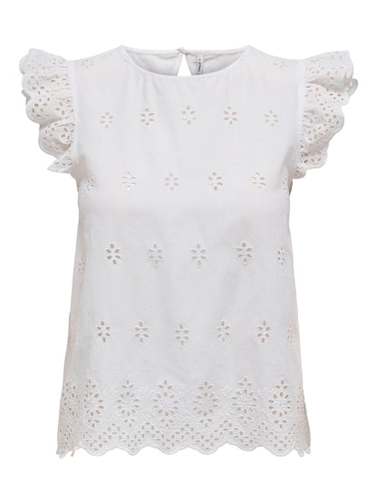 Camicia sangallo fantasia volant