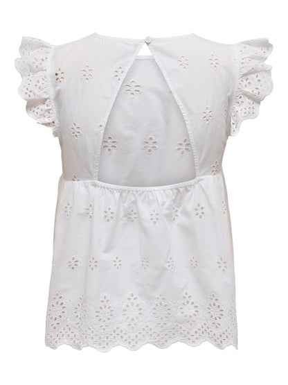 Camicia sangallo fantasia volant