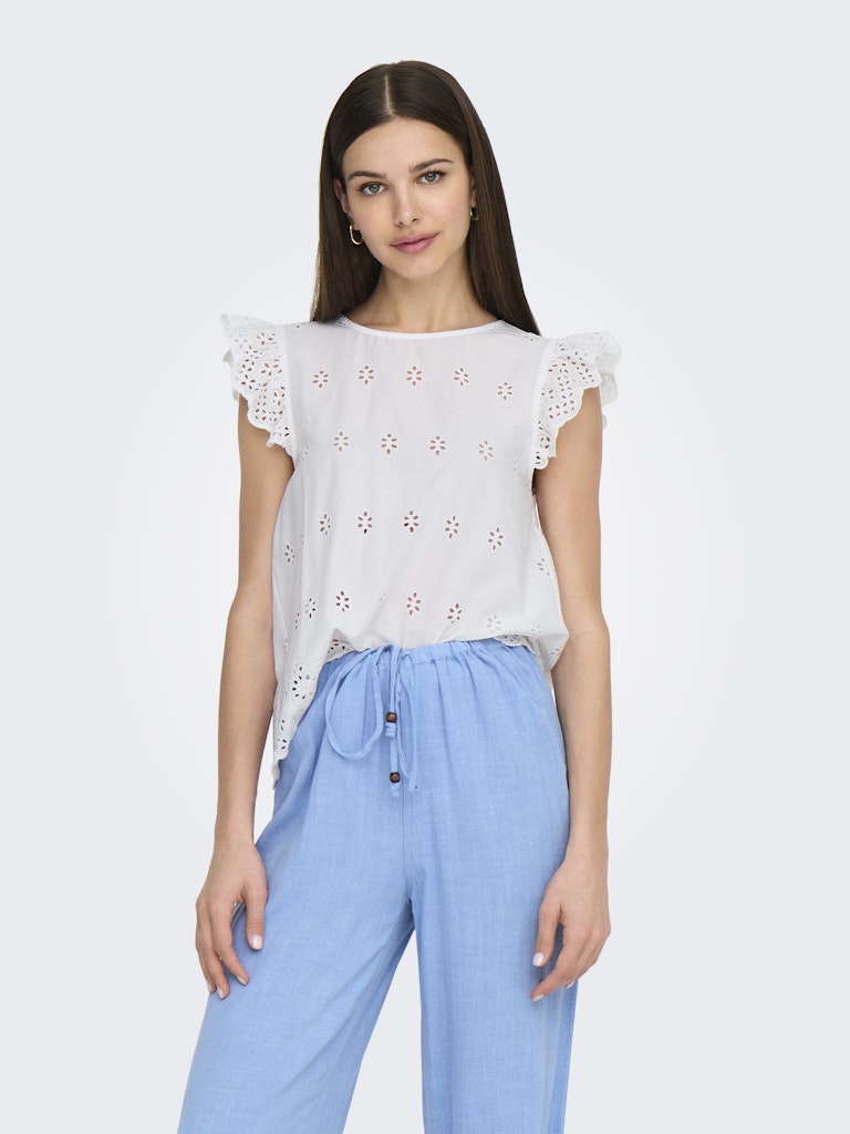 Camicia sangallo fantasia volant