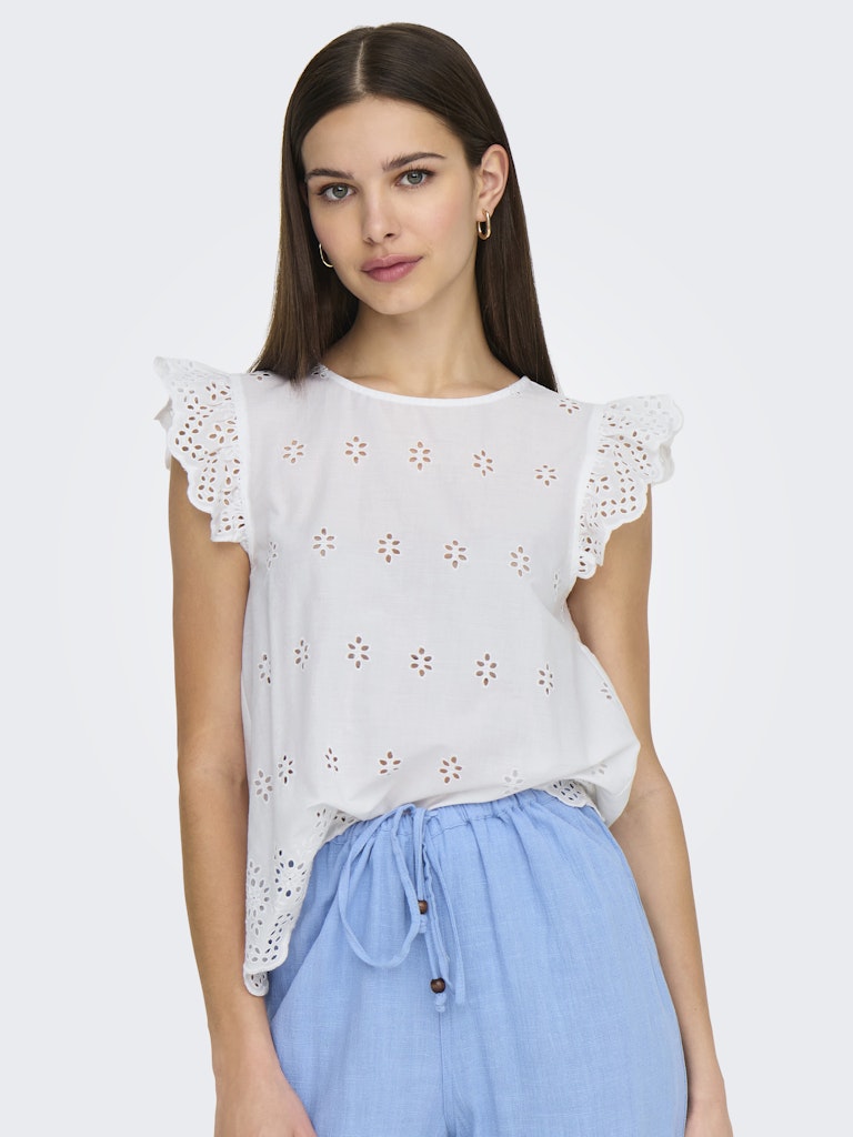 Camicia sangallo fantasia volant