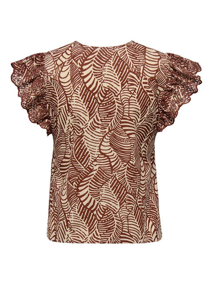 Camicia alette sangallo fantasia