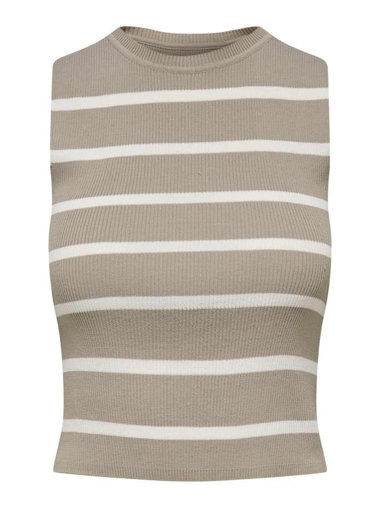 Maglia tricot smanicata