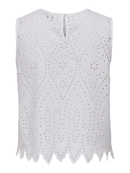 Camicia sangallo smanicata