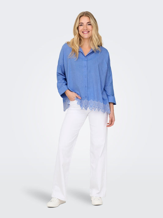 Camicia fondo sangallo