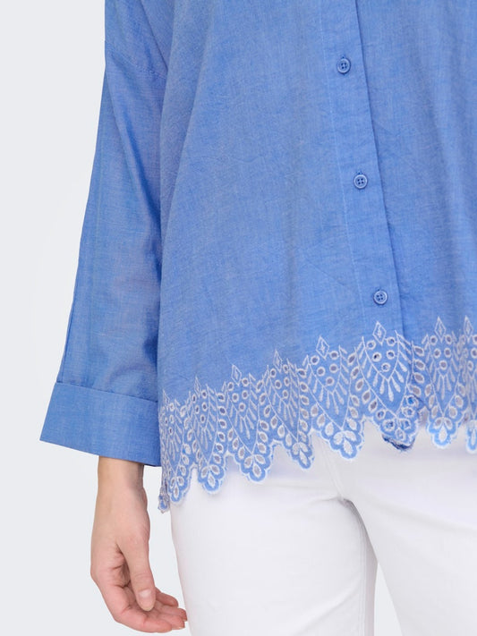 Camicia fondo sangallo