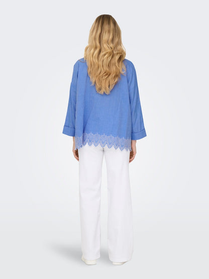 Camicia fondo sangallo