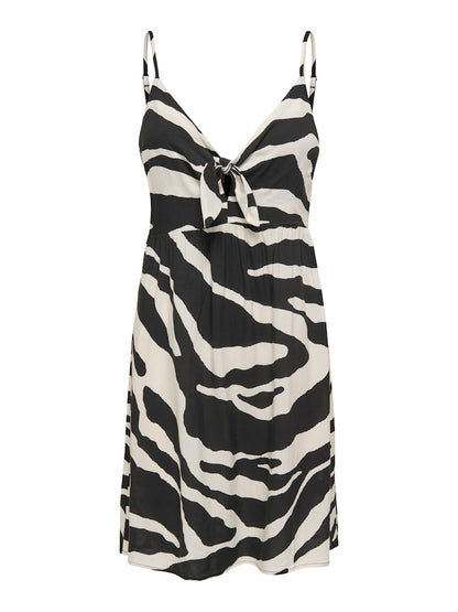 Abito corto animalier