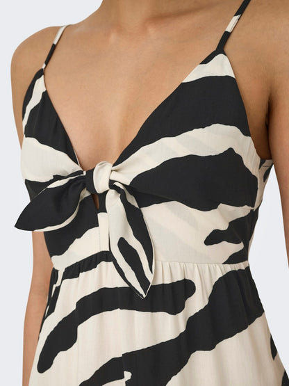 Abito corto animalier