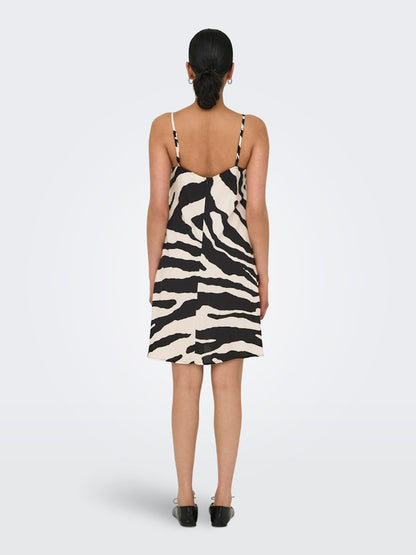 Abito corto animalier