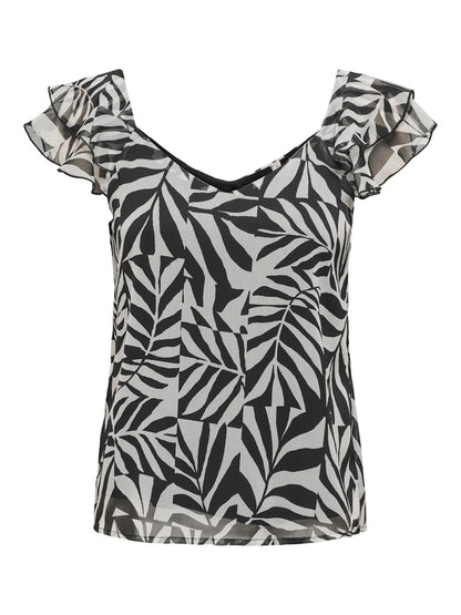 Camicia voile fantasia alette