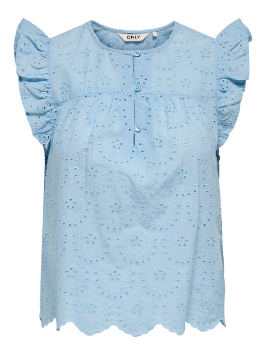 Camicia sangallo volant