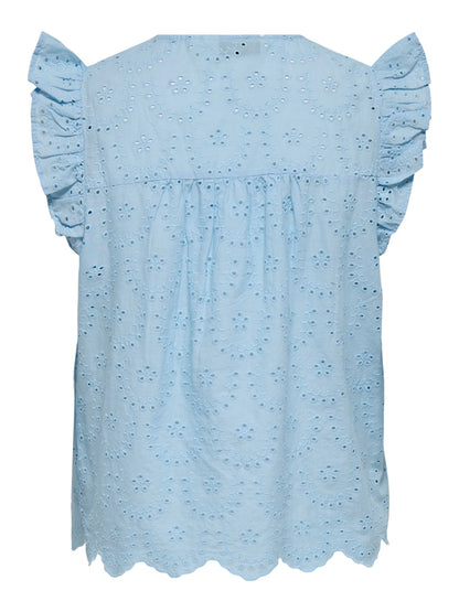 Camicia sangallo volant