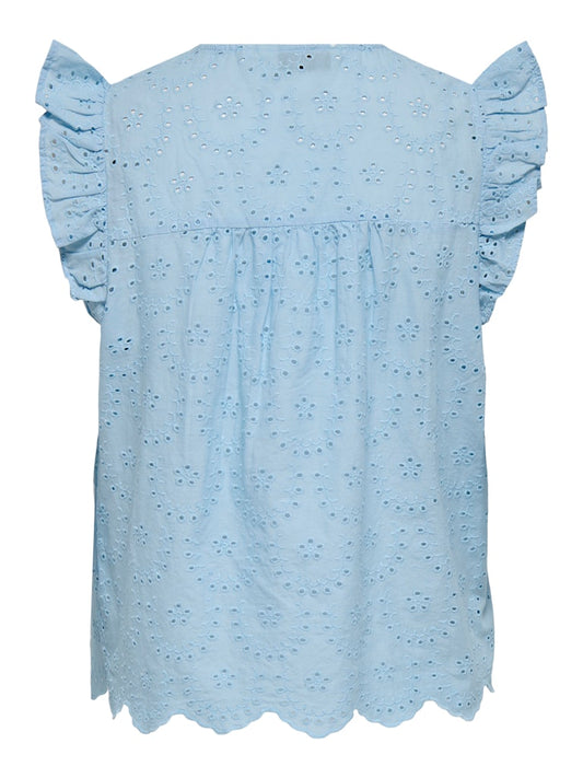 Camicia sangallo volant