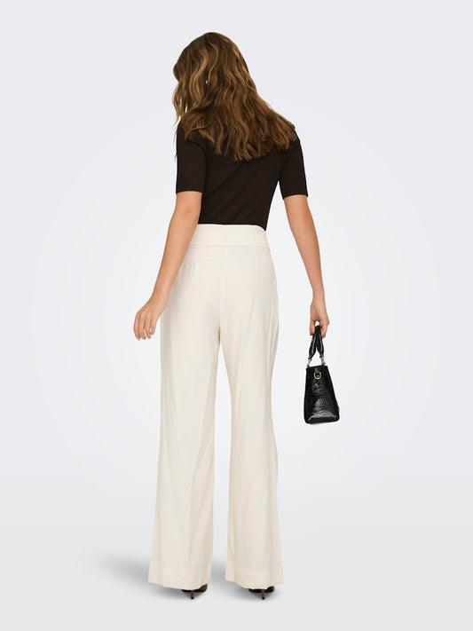 Pantaloni wide cintura