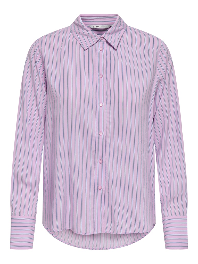 Camicia rigata collo uomo