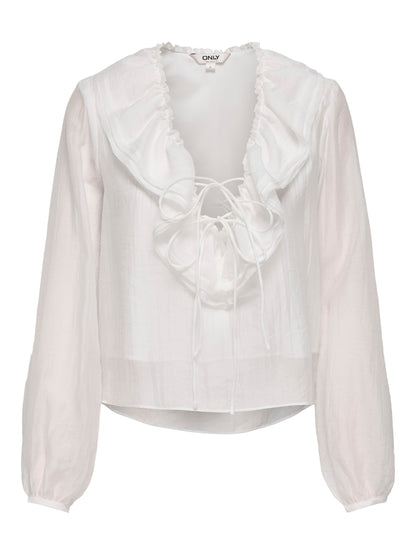 Camicia volant scollo