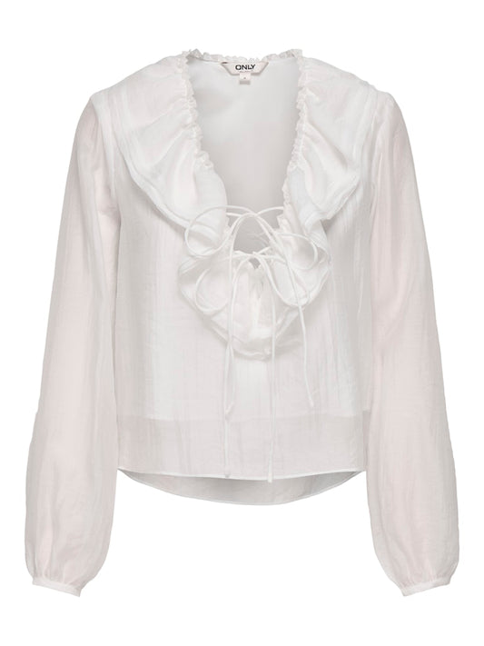 Camicia volant scollo