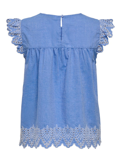 Camicia alette sangallo