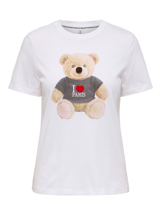 T-shirt stampa teddy