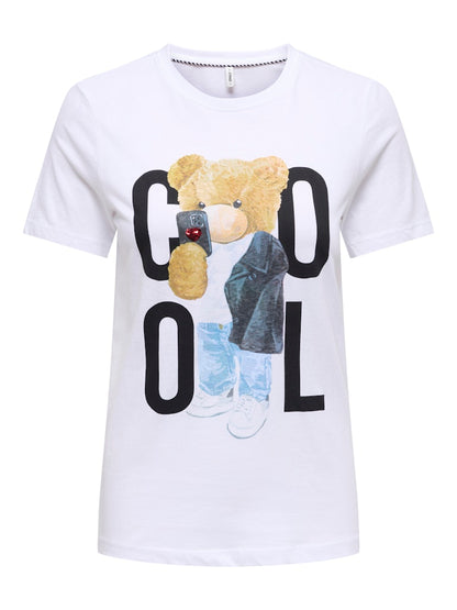 T-shirt stampa teddy
