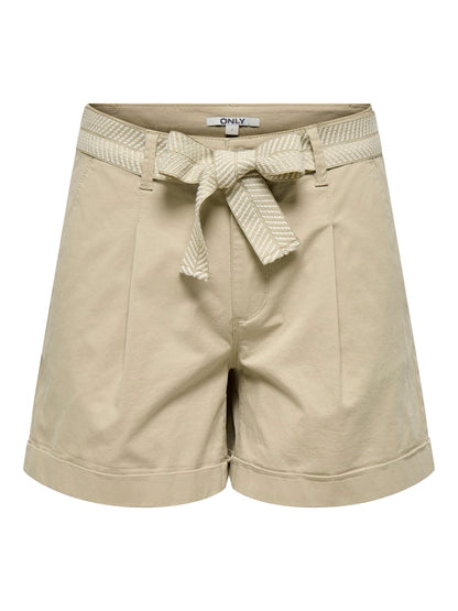 Short cintura tessuto