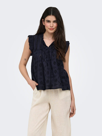 Camicia sangallo alette