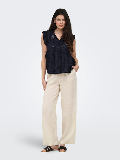 Camicia sangallo alette