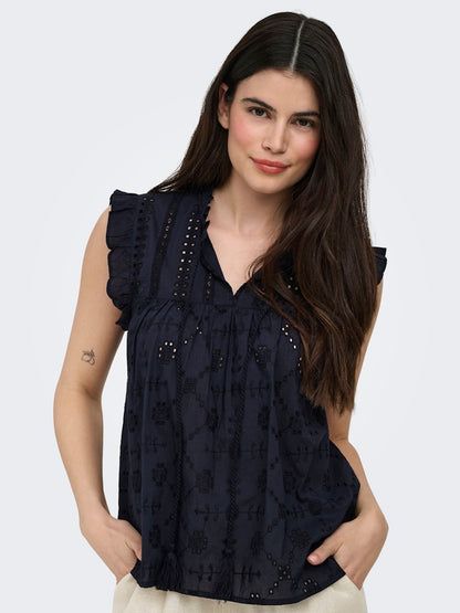 Camicia sangallo alette