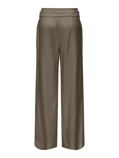 Pantaloni wide cintura