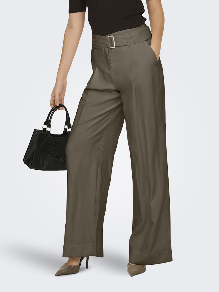 Pantaloni wide cintura