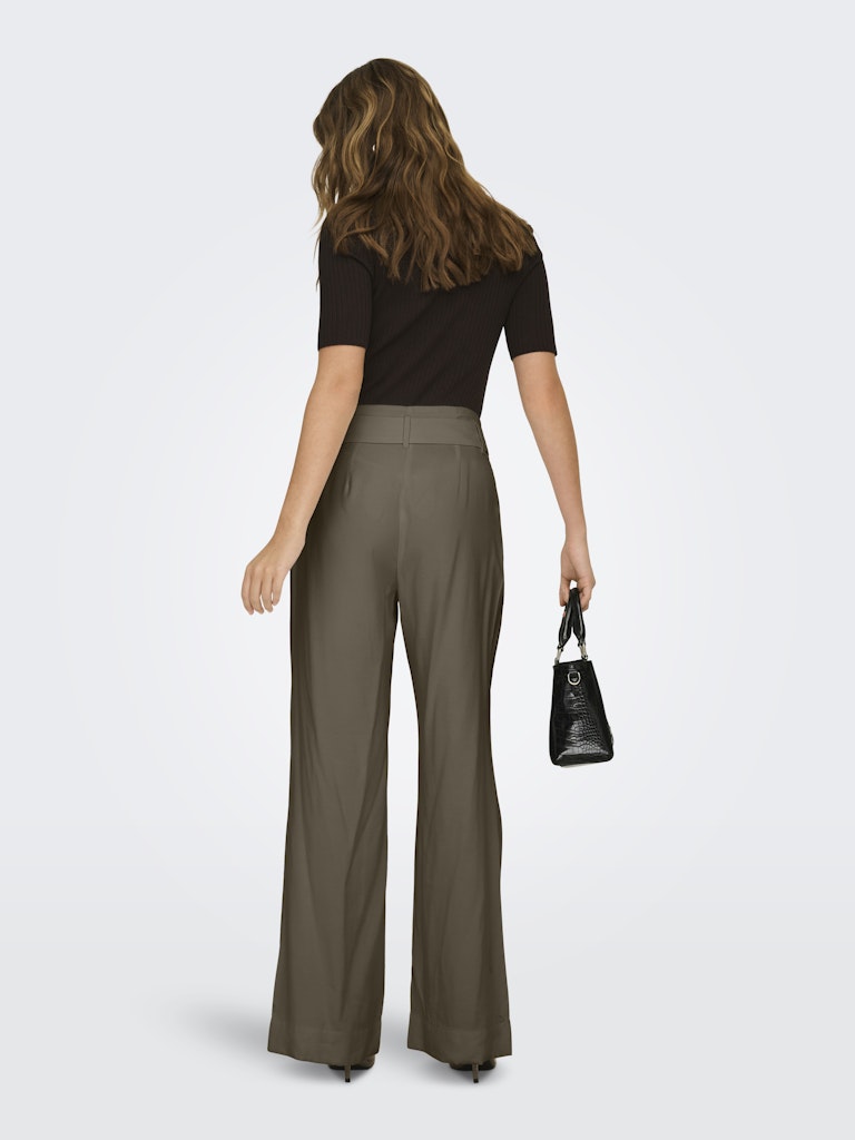 Pantaloni wide cintura