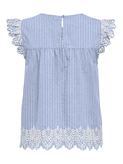 Camicia alette sangallo
