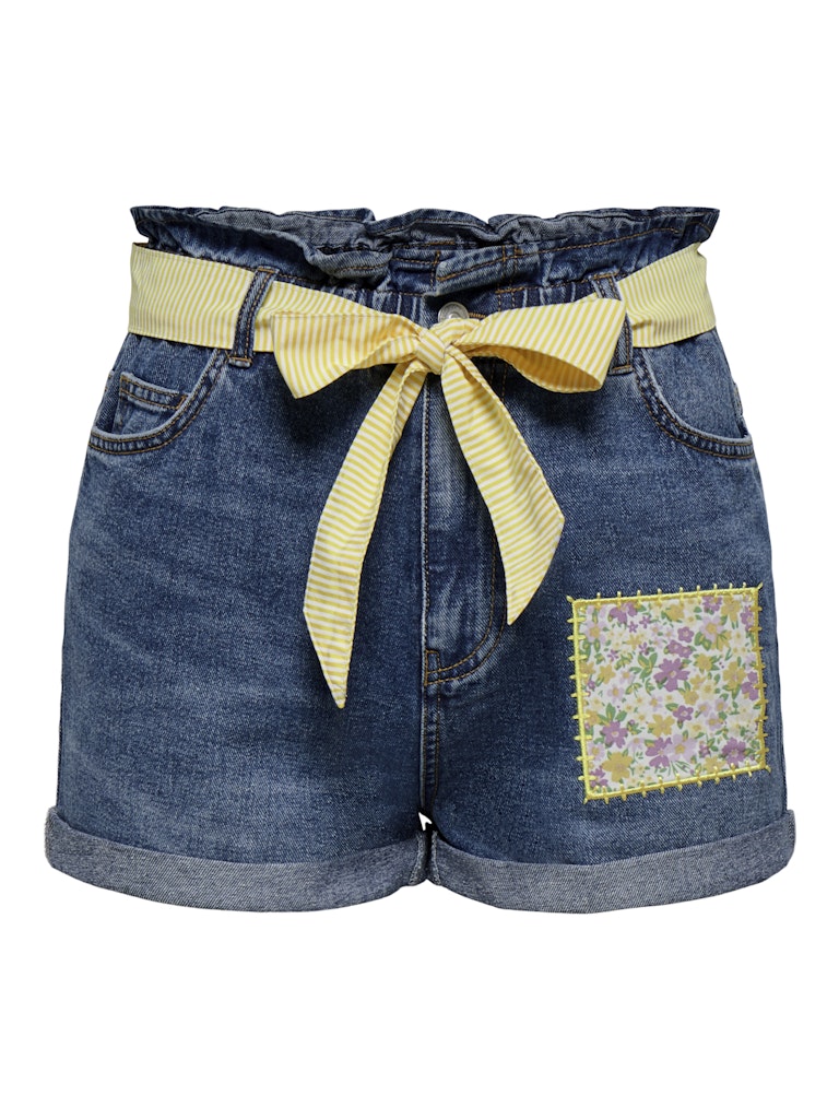 Short denim cintura fiocco