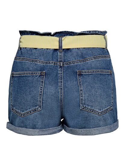 Short denim cintura fiocco