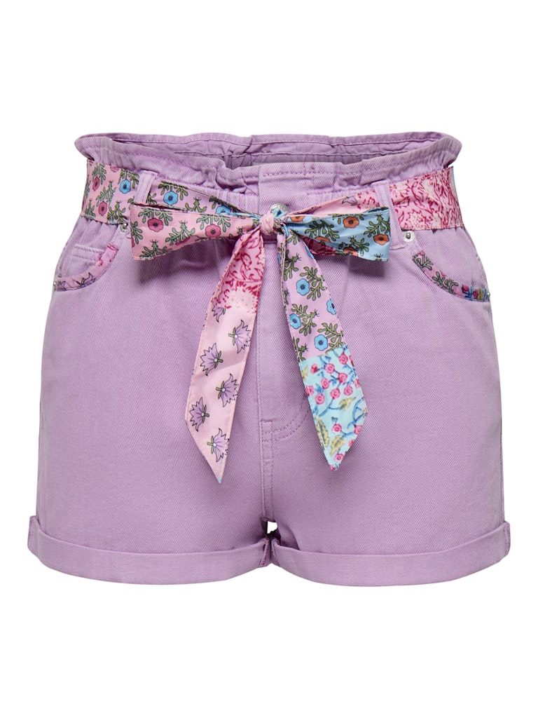 Short denim cintura fiocco