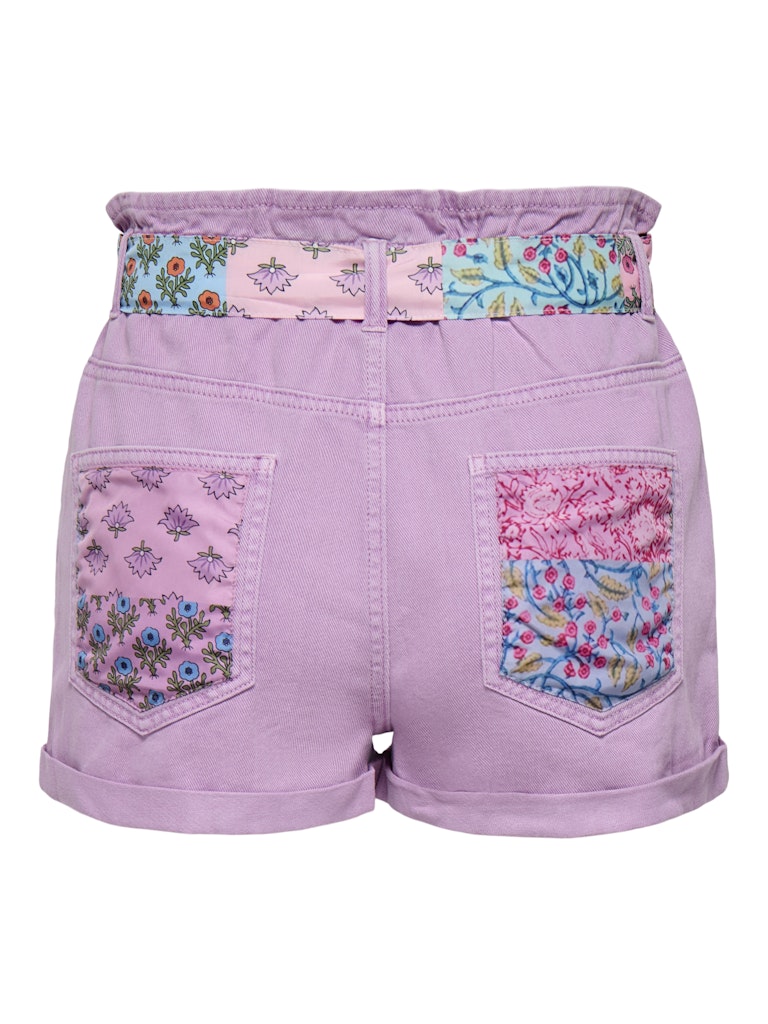 Short denim cintura fiocco