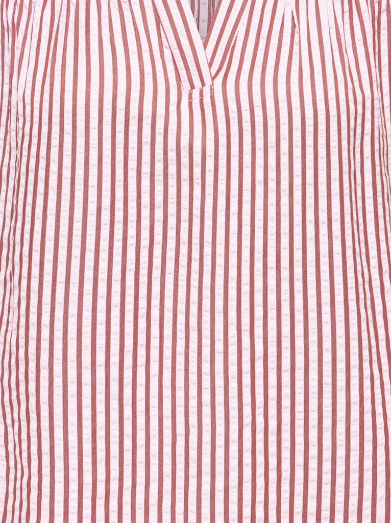 Camicia rigata maniche aletta