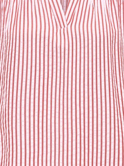 Camicia rigata maniche aletta
