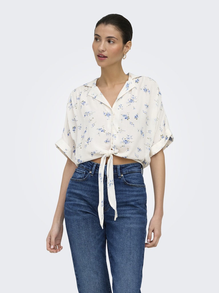 Camicia rigata nodo