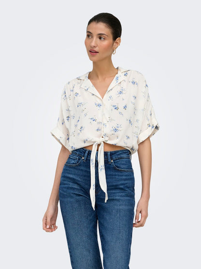 Camicia rigata nodo